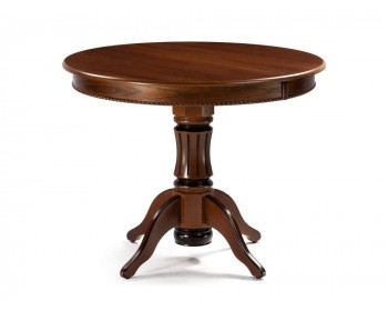 Обеденный стол Павия 130 орех / коричневая патина деревянный
