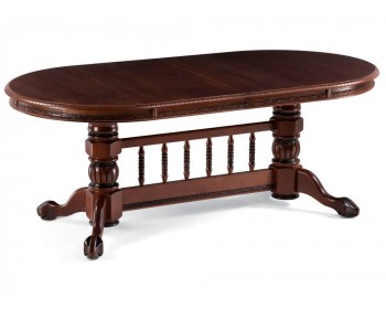 Обеденный стол Кантри орех / коричневая патина деревянный
