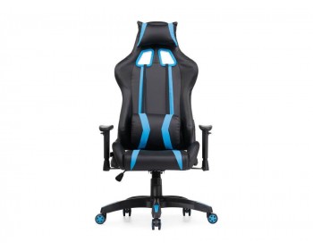 Кресло Blok light blue / black Компьютерное