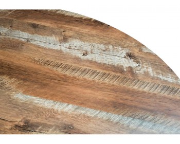 Обеденный стол Пенг дуб юкон / черный деревянный