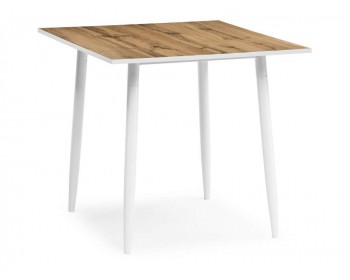 Обеденный стол Джиан дуб вотан / белый деревянный