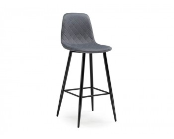 Capri dark gray / black Барный стул