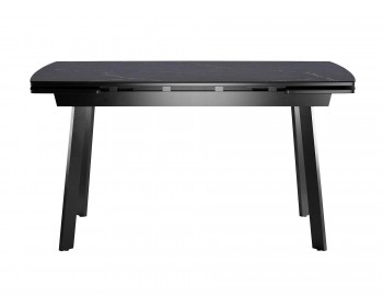 Обеденный стол Dikline US140 мрамор черный сатин/опоры черные