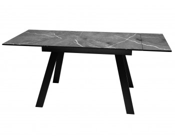 Обеденный стол DikLine SKL140 Керамика Черный мрамор/подье черное/опор