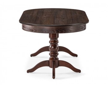 Обеденный стол Дейвер орех темный деревянный