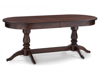 Обеденный стол Красидиано орех темный деревянный