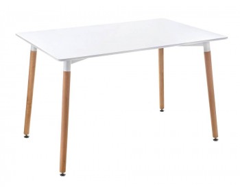 Table 120 white / wood Стол