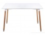 Table 120 white / wood Стол недорого