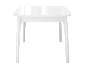 Кухонный стол DikLine М20 белый/стекло белое optiwhite