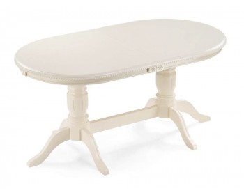 Обеденный стол Эвклаз белый деревянный