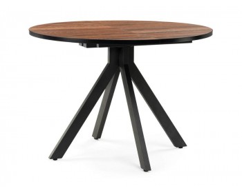 Кухонный стол Бетина дерево / черный деревянный