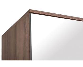 Шкаф двухстворчатый с зеркалами Сканди Грей