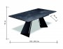Стол KENNER KP1600 черный/керамика черная недорого