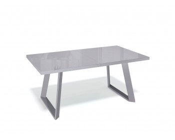 Стол KENNER PL1400 серый/стекло серое