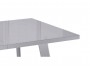 Стол KENNER PL1400  серый/стекло серое распродажа