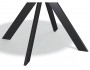 Стол KENNER RL1100  черный/стекло камень черный недорого