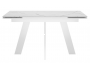 Стол DikLine SKM140 Керамика Белый мрамор/подье белое/опоры  недорого