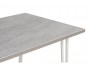 Денвер Лофт 120 25 мм бетон / белый матовый Стол деревянный купить