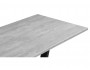 Мичиган Лофт 110х70 25 мм бетон / черный матовый Стол деревянный недорого