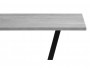 Мичиган Лофт 110х70 25 мм бетон / черный матовый Стол деревянный от производителя