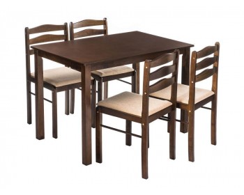 Starter (стол и 4 стула) oak / beige Обеденная группа