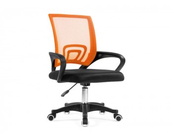 Кресло Turin black / orange Компьютерное