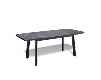 Обеденный стол KENNER AA1400 черный/керамика черная