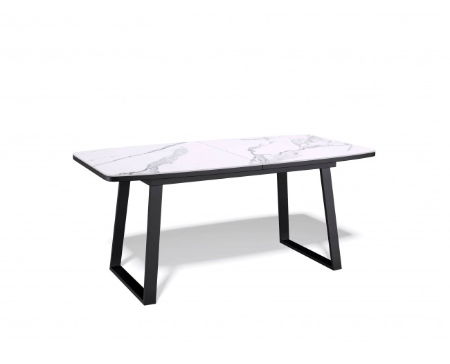 Стол KENNER AZ1400 черный/керамика белая фото