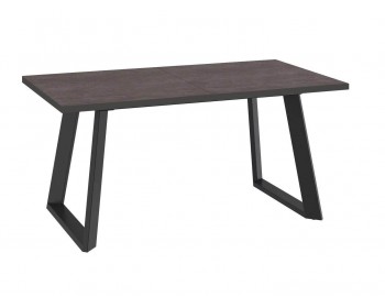 Кухонный стол DikLine ZL140 хромикс бронза/ черный/опоры черные