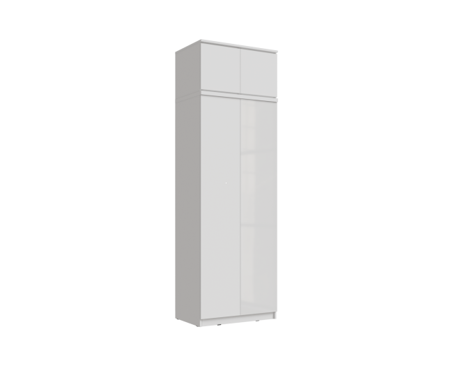 Челси Шкаф 2-х створчатый платяной + антресоль к у 800 (Белы фото