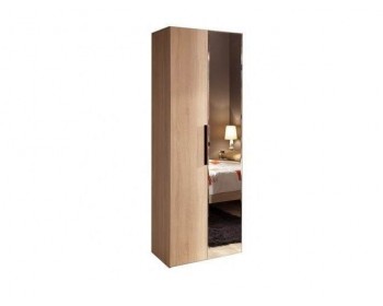 Распашной шкаф Bauhaus 8 для одежды + фасад Зеркало+фасад Стандарт