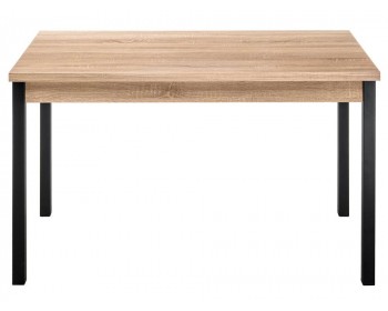 Кухонный стол Оригон сонома / черный матовый деревянный