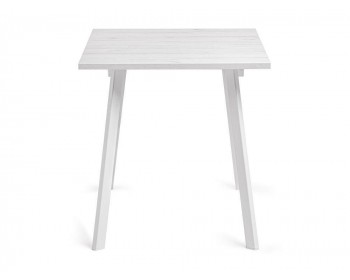 Обеденный стол Колон Лофт 120 25 мм юта / белый матовый деревянный