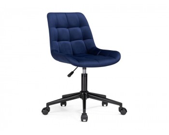 Офисное кресло Честер черный / синий Стул