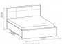 Кровать с ортопедическим основанием (металл) Амели 201 Люкс 160х недорого