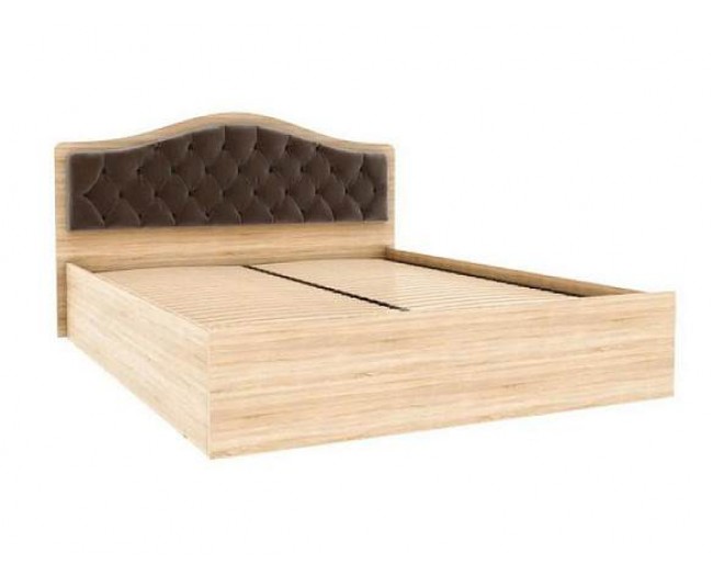 Кровать с подъемным механизмом Дели 140х200, дуб сонома/шоколад фото
