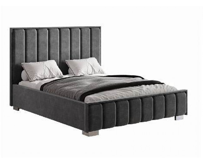 Кровать с подъемным механизмом Мирабель 120х200, серый фото