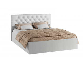 Кровать с настилом ДСП Модена МКР-1 160х200, ясень