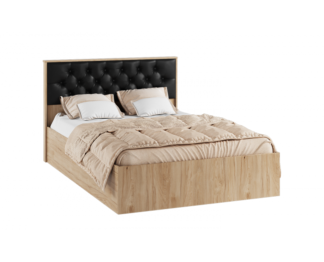 Кровать с настилом ЛДСП Модена МКР-1 140х200, гикори рокфорд фото