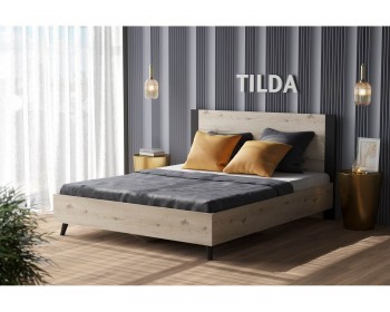 Кровать с ортопедическим основанием (металл) Tilda 140х200, гаск