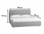 Кровать с ортопедическим основанием 1.8 Сканди Жемчужно-белый фото