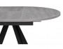 Трейси 90(120)х90х76 бетон / черный Стол деревянный распродажа