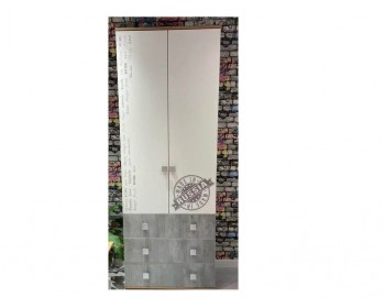 Шкаф для одежды Тренд ШК-07, крафт/бетон