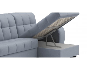 Диван угловой Брюссон NEXT 24 140 К-1 с оттоманкой мини 280 угловой Синий