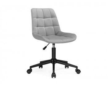 Офисное кресло Честер светло-серый / черный Стул