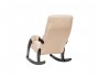 Кресло-качалка Модель 67 Венге, к/з Polaris Beige фото