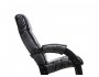 Кресло-качалка Модель 67 Венге, к/з Vegas Lite Black фото