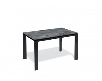 Обеденный стол KENNER LE1200 черный/сосна серая