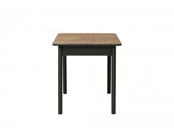 Кухонный стол прямоугольный Аппетит 55.02 Мрамор черный / Металл черный