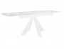 Стол DikLine SKU120 Керамика Белый мрамор/подье белое/опоры  купить